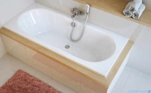 Excellent Oceana wanna prostokątna 180x80 biała WAEX.OCE18WH