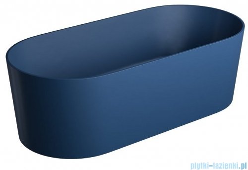 Omnires Ovo M+ wanna wolnostojąca 160x75 cm midnight blue OVOWWMB