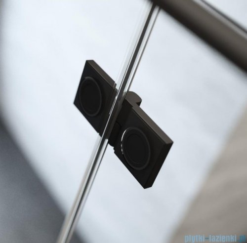 Radaway Essenza New Black Ptj kabina 90x80cm lewa szkło przejrzyste detale