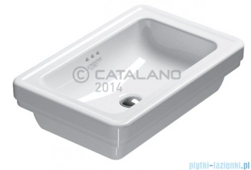 Catalano Canova Royal 60 umywalka nablatowa 60x40 cm biała 160ACV00