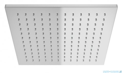 Kohlman Dexame zestaw prysznicowy z deszczownicą kwadratową 20x20 cm chrom QW220DQ20