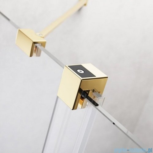 Radaway Furo Gold  Kdj kabina 100x100cm prawa szkło przejrzyste 10104522-09-01R/10110480-01-01/10113100-01-01