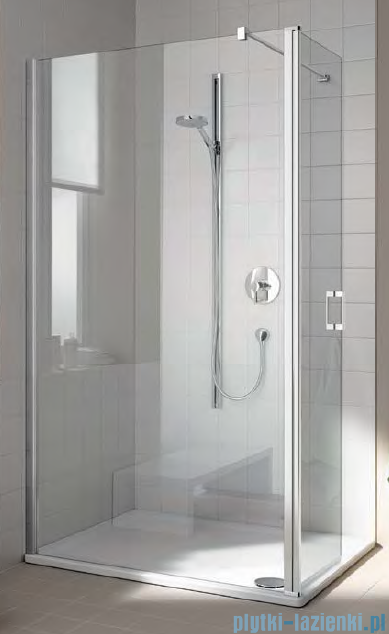 Kermi Cada XS kabina walk-in z ruchomym skrzydłem lewa 110 cm CKTFL11020VPK