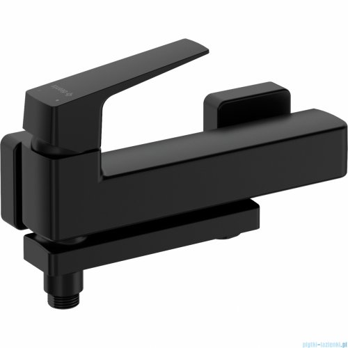 Deante BLUR Bateria wannowa ścienna ze składaną wylewką nero BQL_N12M