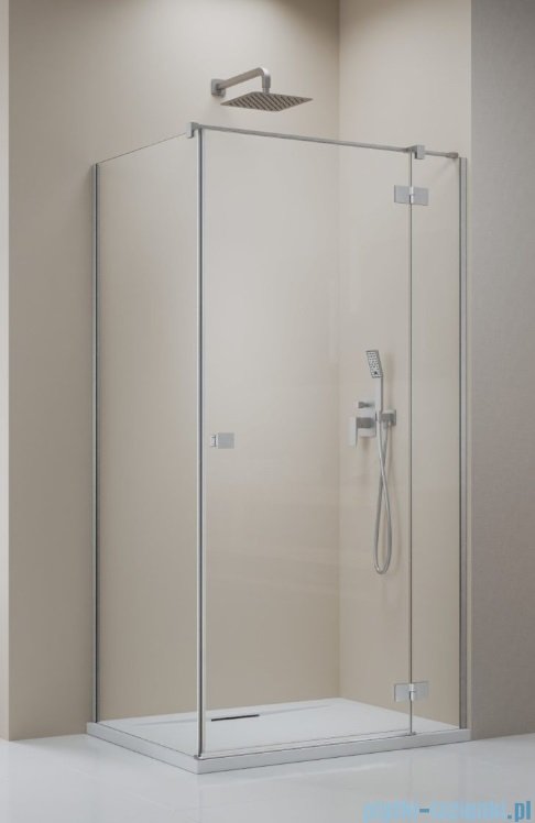 Radaway Essenza 8 Brushed Nickel Kdj kabina 110x75cm prawa szczotkowany nikiel 10480712-01-01R/10470337-91-01R/10113075-01-01