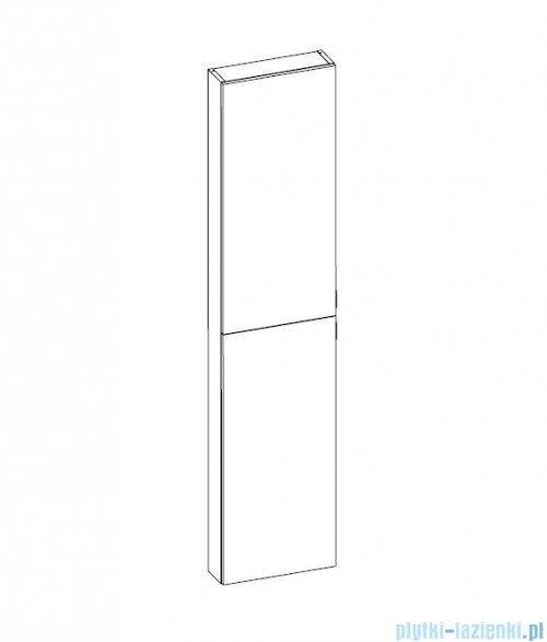 Elita For All słupek wiszący 40x180x12cm Anthracite mat 168330