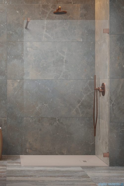 Radaway Essenza Pro Brushed Copper 55x200 kabina Walk-in szczotkowana miedź 10103055-93-01