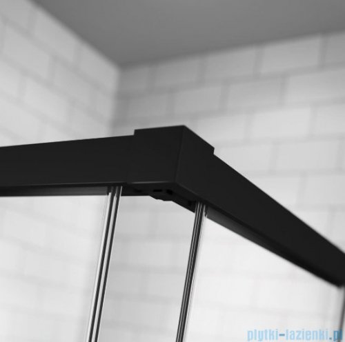 Radaway Idea Black Kdd kabina 80x80cm czarny mat/szkło przejrzyste 387061-54-01L/387061-54-01R