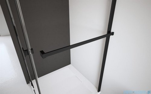 Radaway Essenza New Black Dwj drzwi wnękowe 120cm prawe szkło przejrzyste 385016-54-01R