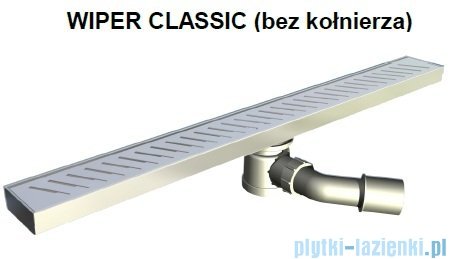 Wiper Odpływ liniowy Classic Pure 90cm bez kołnierza poler PU900PCS100