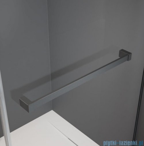 Radaway Nes Kdj I Brushed GunMetal kabina 100x75cm prawa szczotkowany grafit 10022100-92-01R/10039075-01-01