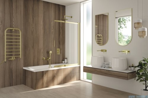 Deante SILIA Lustro wiszące w ramie złoty szczotkowany ADI_R851