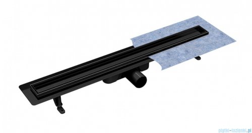 Besco Nero Duo czarny odpływ liniowy 2w1 60x6cm OL-60-VN