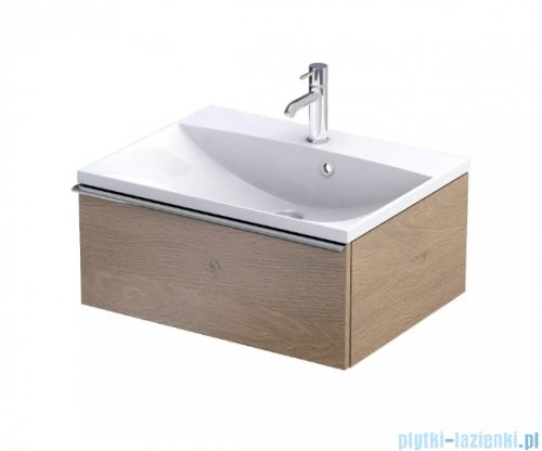 Oristo Etna Konsola podumywalkowa wisząca 60x45x25 dąb kamienny OR52-SD1S-60-78