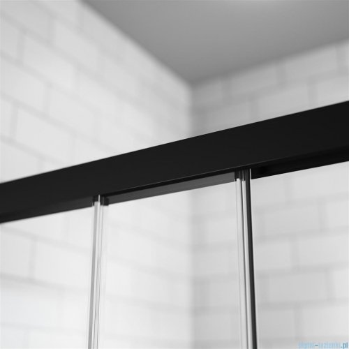 Radaway Idea Black 8 Kdd kabina 110x90cm czarny mat/szkło przejrzyste 10370110-54-01L/10370090-54-01R