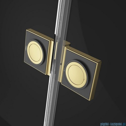 Radaway Essenza Pro Gold Kdj+S kabina 75x90x75cm prawa złoty połysk/szkło przejrzyste 10097390-09-01R/10098075-01-01/10098075-01-01