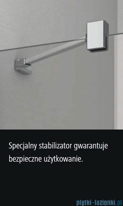 Kermi Osia kabina prysznicowa półokrągła 80x80 cm OSE5508020VPK