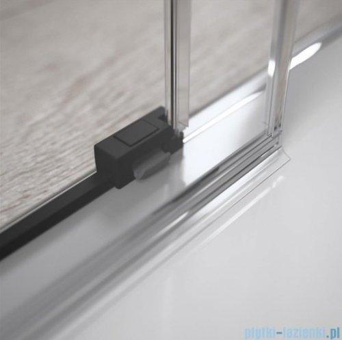 Radaway Idea Black Kdd kabina 120x90cm czarny mat/szkło przejrzyste 387064-54-01L/387060-54-01R