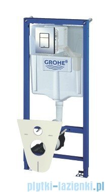 Grohe Zestaw stelaż Rapid Sl Fresh 5w1 Cosmopolitan+miska wisząca Roca Gap+deska wolnoopadająca Slim 38827/A346477000/A801482211