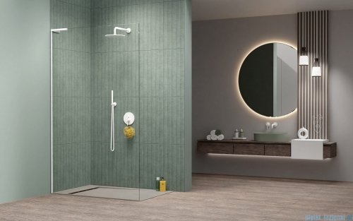 Radaway Modo SL White II kabina Walk-in 105x200 lewa szkło przejrzyste 10319105-04-01L 