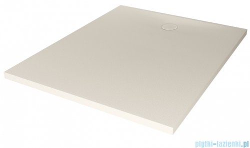 New Trendy Nex Shade brodzik konglomeratowy prostokątny 120x80x3,5 cm beżowy B-0492
