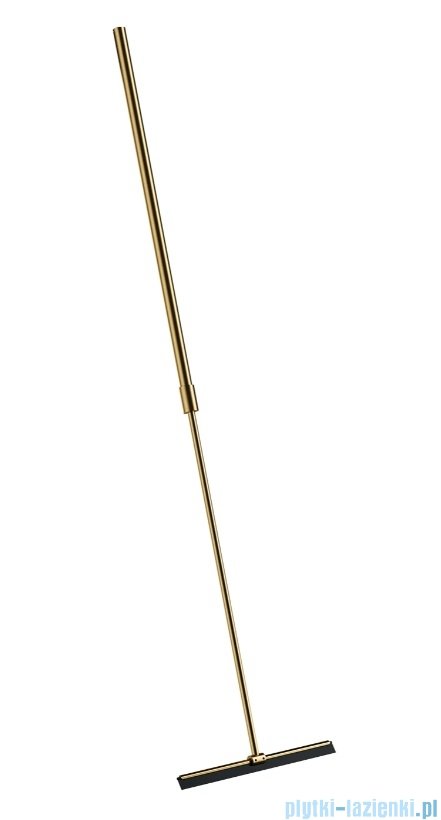 Omnires ściągaczka do wody z rączką teleskopową złoty szczotkowany UN60920GLB