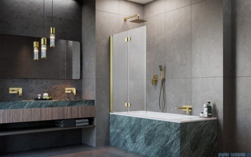 Radaway Nes Pnd I Brushed Gold parawan nawannowy 100cm lewy szczotkowane złoto 10010100-99-01L