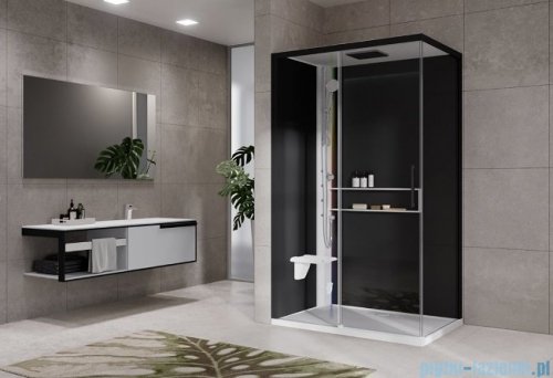 Novellini Glax 2 2.0 kabina masażowo-parowa 120x90 lewa biała G222P299SM5-1UH