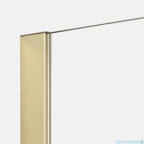 New Trendy Nesta Light Gold kabina Walk-In 120x200 cm złoty połysk K-1735