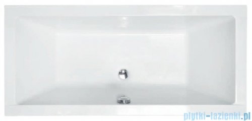 Besco Quadro 180x80cm wanna prostokątna + obudowa + syfon #WAQ-180-PK/#OAQ-180-PK/19975
