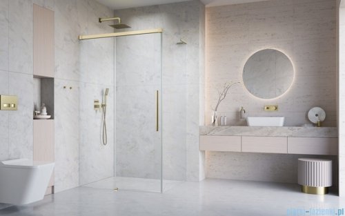 Radaway Idea 8 QL XL Kdj Brushed Gold kabina 110x100cm lewa szczotkowane złoto 10560567-99-01L/10570522-01-01/10580100-01-01R