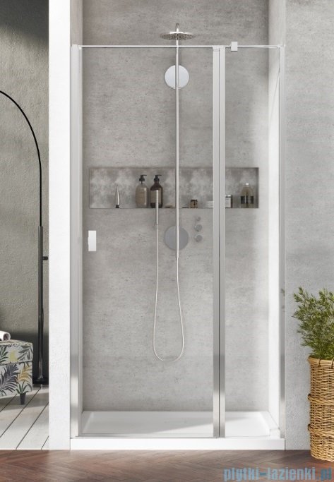 Radaway Nes Dwj II drzwi wnękowe 90cm prawe szkło przejrzyste 10036090-01-01R