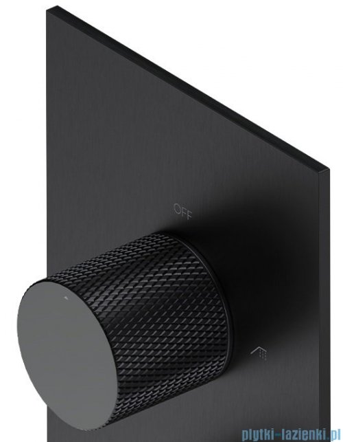 Omnires Contour system prysznicowy podtynkowy termostatyczny antracyt SYSCT11AT
