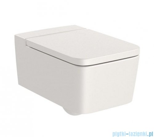 Roca Inspira Square Rimless miska wc podwieszana beżowa A346537650
