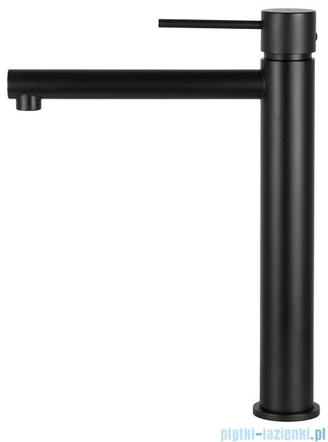 Corsan Lugo bateria umywalkowa wysoka czarny półmat CMB7512BL