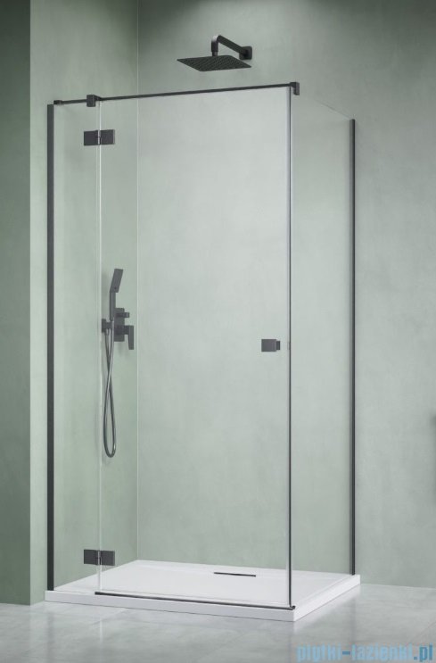 Radaway Essenza 8 Brushed GunMetal Kdj kabina 120x90cm lewa szczotkowany grafit 10480812-01-01L/10470337-92-01L/10113090-01-01