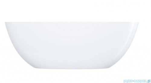 Omnires Shell M+ wanna wolnostojąca z przelewem 160x75 cm biały połysk SHELLWWZPBP