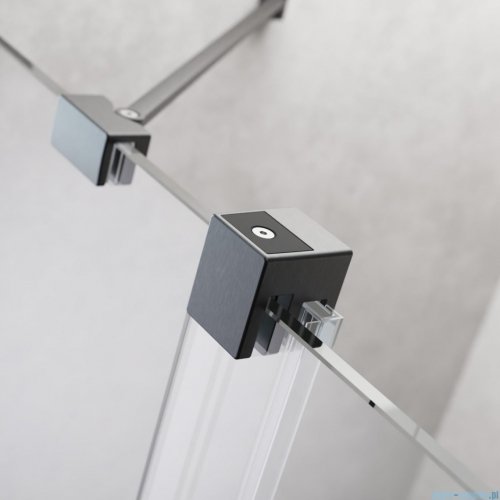 Radaway Furo Kdj Brushed GunMetal kabina 120x100cm lewa szczotkowany grafit 10104622-92-01L/10110580-01-01/10113100-01-01