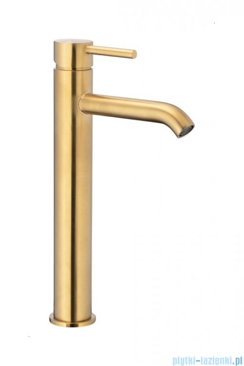 KFA MOZA BRUSHED GOLD bateria umywalkowa nablatowa złoty szczotkowany 5032-612-31