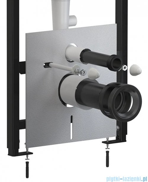 Omnires Flush Set Strongframe stelaż podtynkowy do WC przycisk spłukujący biały mat STFWC1M-RWM