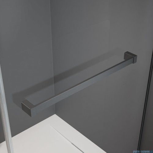 Radaway Essenza Pro Brushed GunMetal Kdj kabina 90x110cm prawa szczotkowany grafit 10097090-92-01R/10098110-01-01