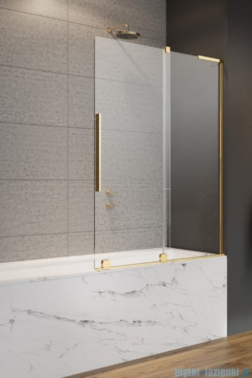 Radaway Furo SL Gold PND II parawan nawannowy 110cm prawy złoty połysk/przejrzyste 10309588-09-01R/10112544-01-01