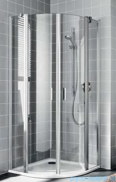 Kermi Cada XS kabina prysznicowa półokrągła 100x100 cm CKP5510120VPK