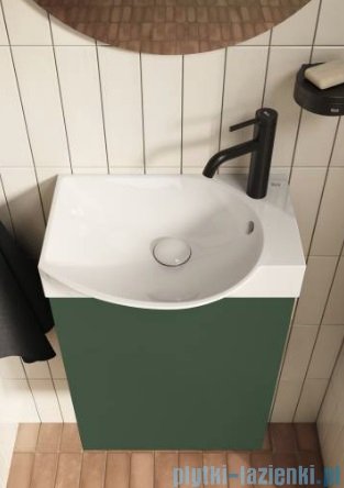 Roca Ravell zestaw szafka z umywalką Unik 45x34x60 cm DĄB CANELA A852448808