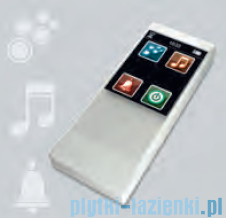 Novellini Nexis kabina prysznicowa z hydromasażem 100x80 lewa wood white NEXA109ST5-1KA