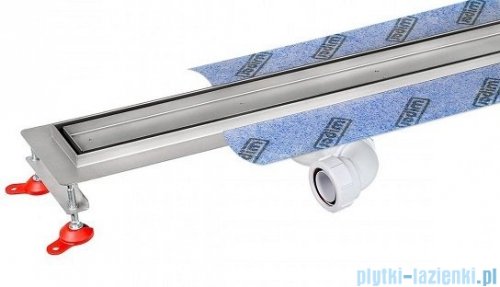 Wiper New Premium White Glass Odpływ liniowy z kołnierzem 110 cm syfon drop 50 poler 500.0382.01.110