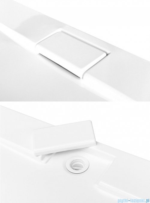 Besco Axim ultraslim 100x80 brodzik prostokątny biały BAX-100-80-P