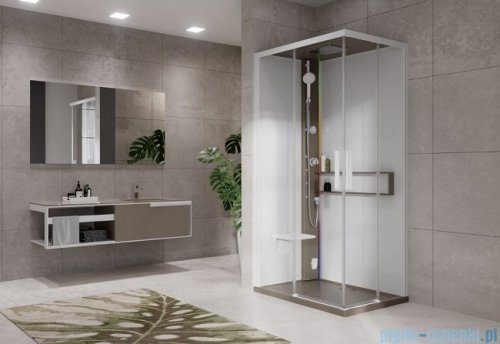 Novellini Glax 2 2.0 kabina masażowo-parowa 90x70 lewa corda G22A9070SM5-1TU