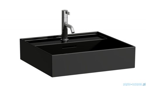 Laufen Kartell umywalka ścienna 50x46cm czarny połysk H8163320201041