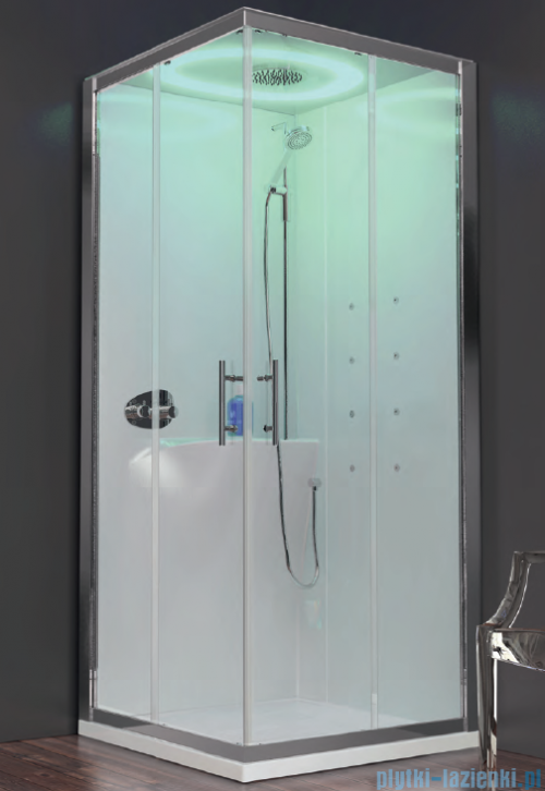 Novellini Eon A80-90 kabina kwadratowa z hydromasażem 80x80 EONA80M1-1AK